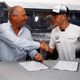 stoffel vandoorne shakes a hand